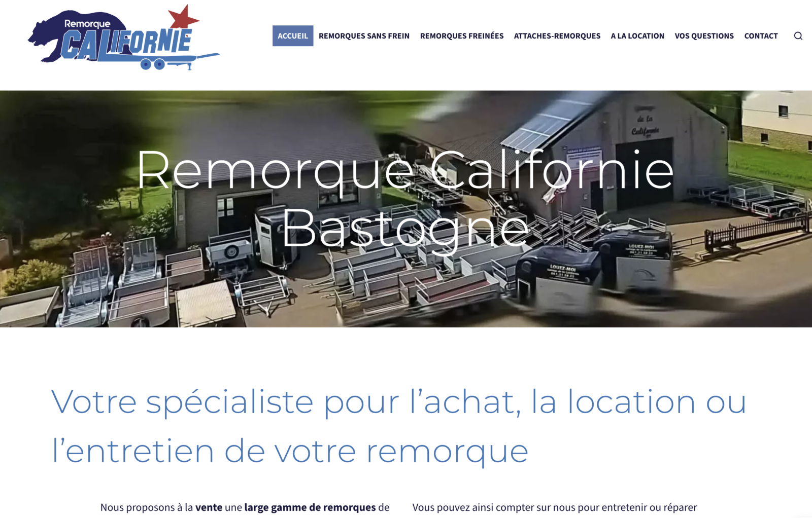 Remorques Californie