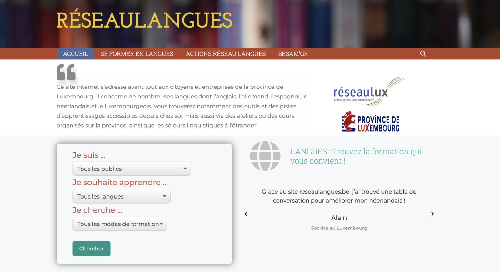 Réseau Langues